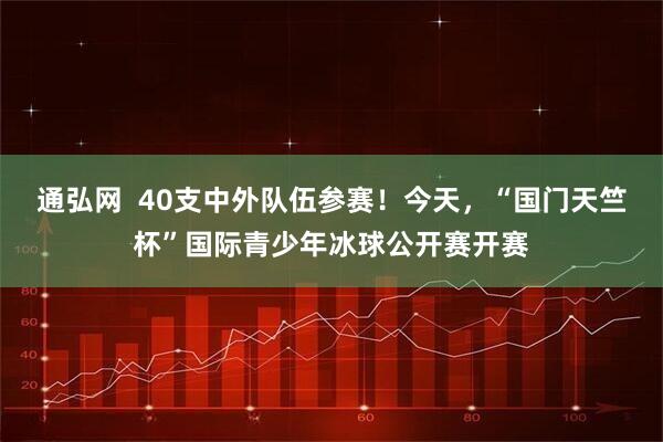 通弘网  40支中外队伍参赛！今天，“国门天竺杯”国际青少年冰球公开赛开赛