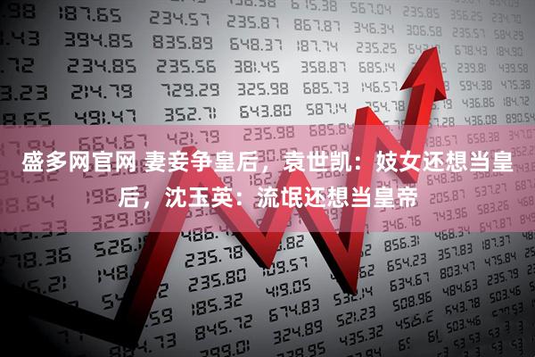 盛多网官网 妻妾争皇后，袁世凯：妓女还想当皇后，沈玉英：流氓还想当皇帝